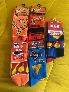 Chip Themed Crew Socks